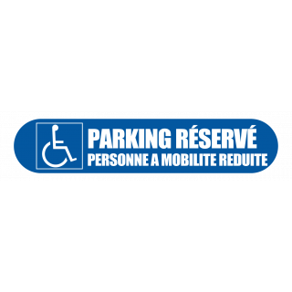 Visuel Com'Park parking réservé PMR bleu