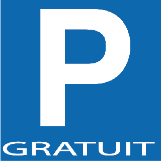 Autocollant parking gratuit