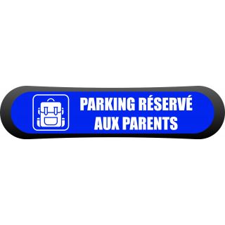 Kit Com'Park parking réservé aux parents