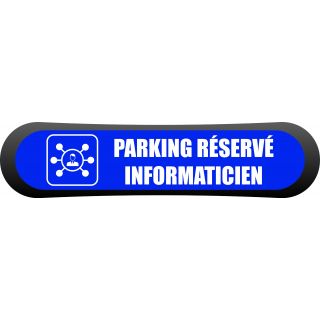 Visuel Com'Park Parking réservé informaticien