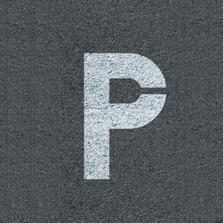 Pochoir Lettre P – Marquage au sol en PVC