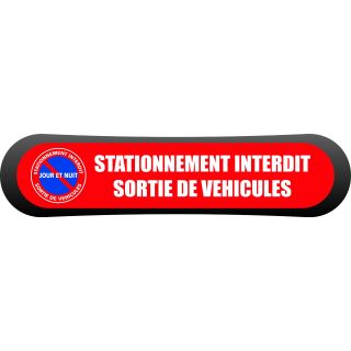 Kit Com'Park stationnement interdit sortie de véhicules