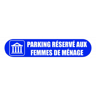 Visuel Com'Park Parking réservé aux femmes de ménage