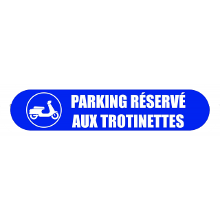 Visuel Com'Park Parking réservé aux trottinettes