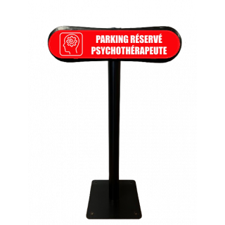 Poteau Com'Park Parking réservé psychothérapeute