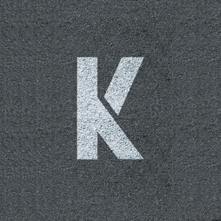 Pochoir Lettre K – Marquage au sol en PVC
