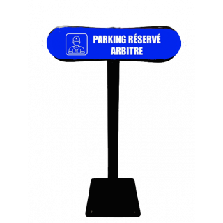 Poteau Com'Park Parking réservé arbitre