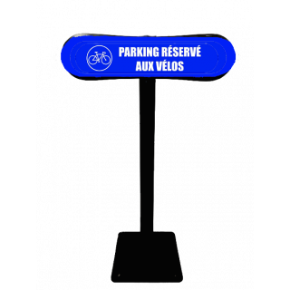 Poteau Com'Park Parking réservé aux vélos