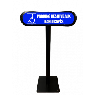 Poteau de parking réservé aux handicapés Com'Park