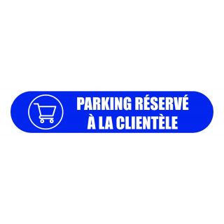 Visuel Compark Parking réservé à la clientèle pour commerce