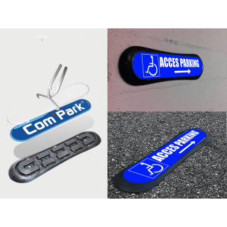 Kit Com'Park accès parking handicapé droite