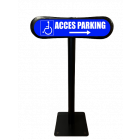 Poteau accès parking handicapé droite Com'Park