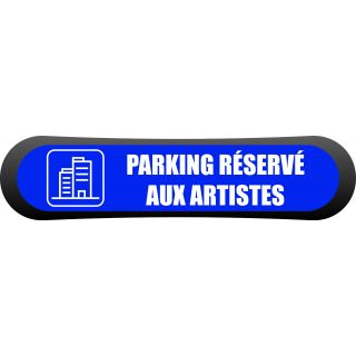 Kit Com'Park parking réservé aux artistes bleu