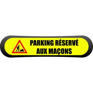 Kit Com'Park parking réservé aux maçons