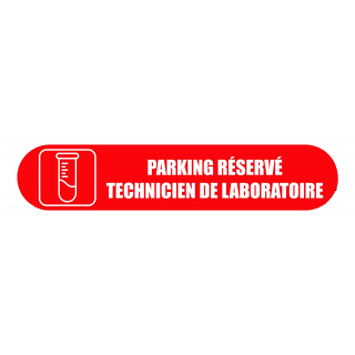 Visuel Com'Park Parking réservé technicien de laboratoire