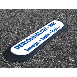 Kit Com'Park + visuel à personnaliser fond blanc posé au sol