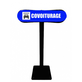 Poteau Com'Park Covoiturage