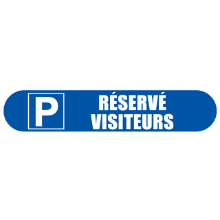 Visuel Com'Park parking réservé visiteurs bleu