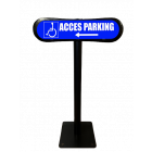 Poteau accès parking handicapé gauche Com'Park