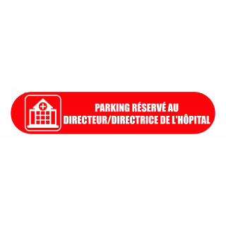 Visuel Com'Park Parking réservé au directeur/directrice de l'hôpital