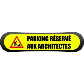 Kit Com'Park parking réservé aux architectes