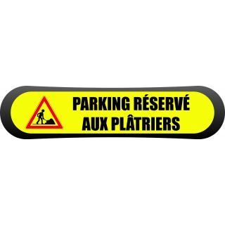 Kit Com'Park parking réservé aux plâtriers