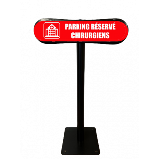 Poteau Com'Park Parking réservé chirurgien