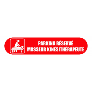 Visuel Com'Park Parking réservé masseur kinésithérapeute