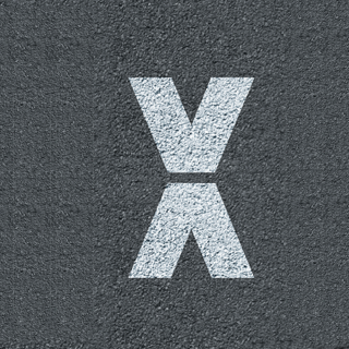 Pochoir Lettre X – Marquage au sol en PVC