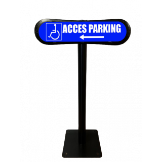 Poteau accès parking handicapé gauche Com'Park