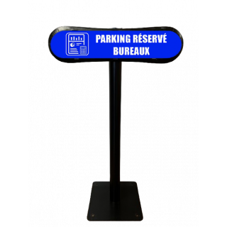 Poteau Com'Park Parking réservé bureaux