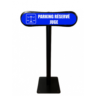 Poteau Com'Park Parking réservé juge