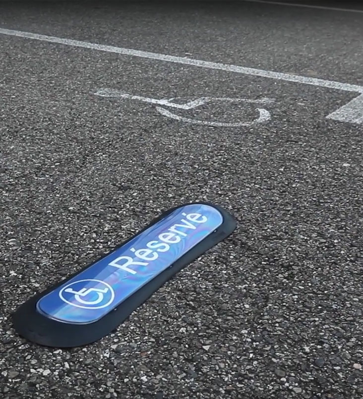 Signalétique Com'park pour handicapé