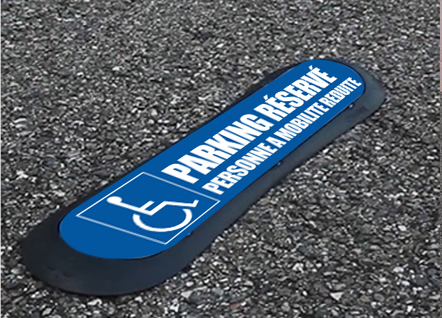 Kit Com'Park handicapé PMR polyvalent parking 420mm système breveté interchangeable