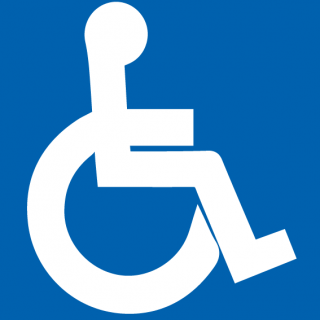 Autocollant PMR Haute Visibilité Contrasté