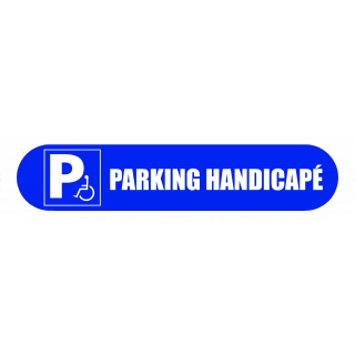 Visuel Com'Park Parking handicapés bleu