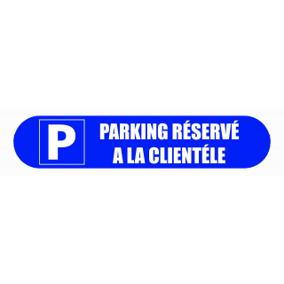 Visuel Compark  Parking réservé a la clientèle