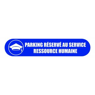 Visuel Com'Park Parking réservé au service ressource humaine