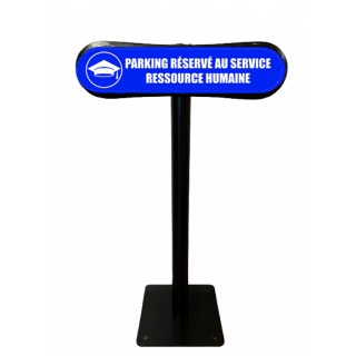 Poteau Com'Park Parking réservé au service ressource humaine