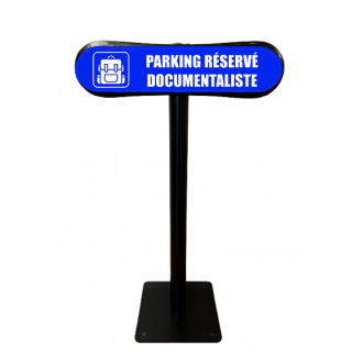 Poteau Com'Park Parking réservé documentaliste