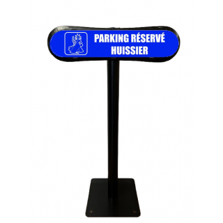 Poteau Com'Park Parking réservé huissier