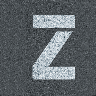 Pochoir Lettre Z – Marquage au sol en PVC