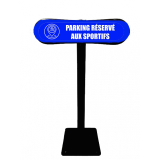 Poteau Com'Park Parking réservé aux sportifs