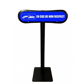 Poteau parking en cas de non respect Com'Park