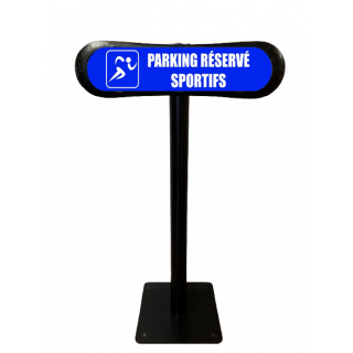 Poteau Com'Park Parking réservé sportifs