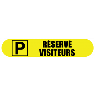 Visuel Com'Park parking réservé visiteurs jaune