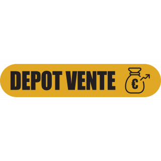 Visuel Com'Park depot vente jaune et noir