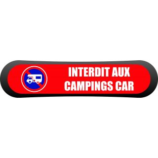 Kit Com'Park parking interdit au camping car