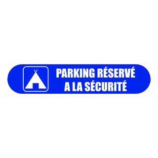 Visuel Com'park Parking réservé a la sécurité