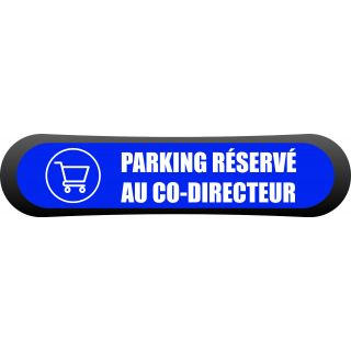 Kit Com'Park parking réservé au co-directeur